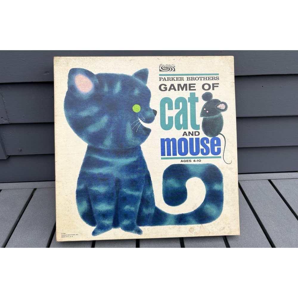 Vintage Parker Brothers Game of Cat and Mouse 1964 version complete excellent